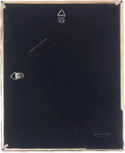 Miniatura 6 de Lawrence 712246 - Marco de fotos de metal dorado con diseño de bambú, 4 pulgadas de ancho x 6 pulgadas de alto, color dorado