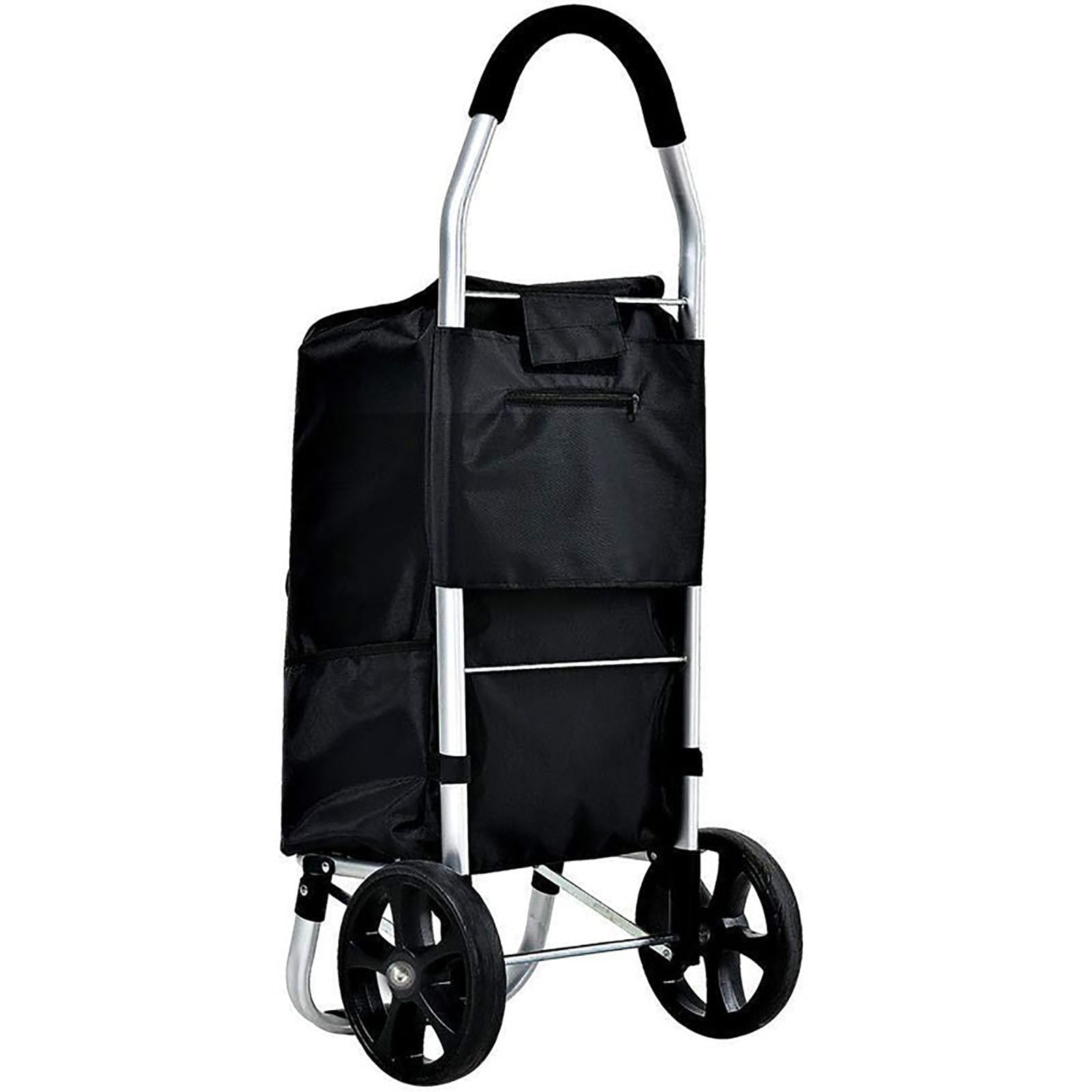 Carrello della Spesa Pieghevole, per Spese Bucato Campeggio e Altro Carrello Portatile Salvaspazio per Casa Supermercato e attività all'Aperto,Blu