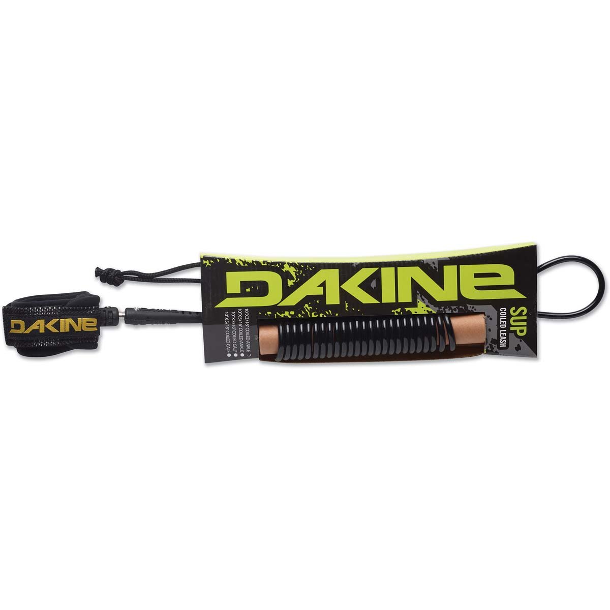 Dakine Surf Leash Sup 10'X3/16 Coiled Ankle
