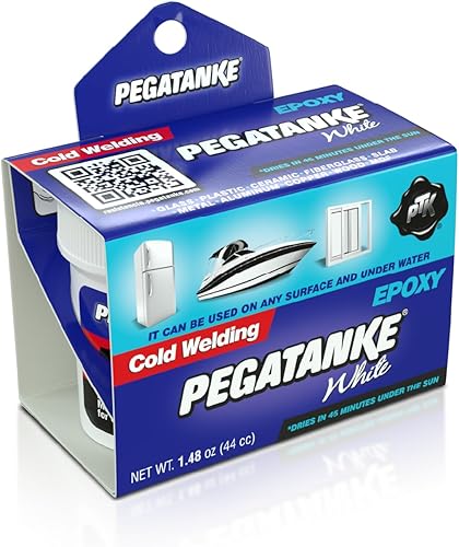 Resina epoxi blanca de 2 partes Adhesivo profesional de soldadura en frío Pegamento de metal líquido de alta resistencia Reparación general y