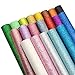 David accessories Shiny Superfine Glitter Faux Leather Sheets Solid Color Synthetic Leather Fabric 20 Pcs 7.7 x 12.9 (20 x 33cm) Canvas Back Assorted Colors for DIY Earrings Hair Bows Making