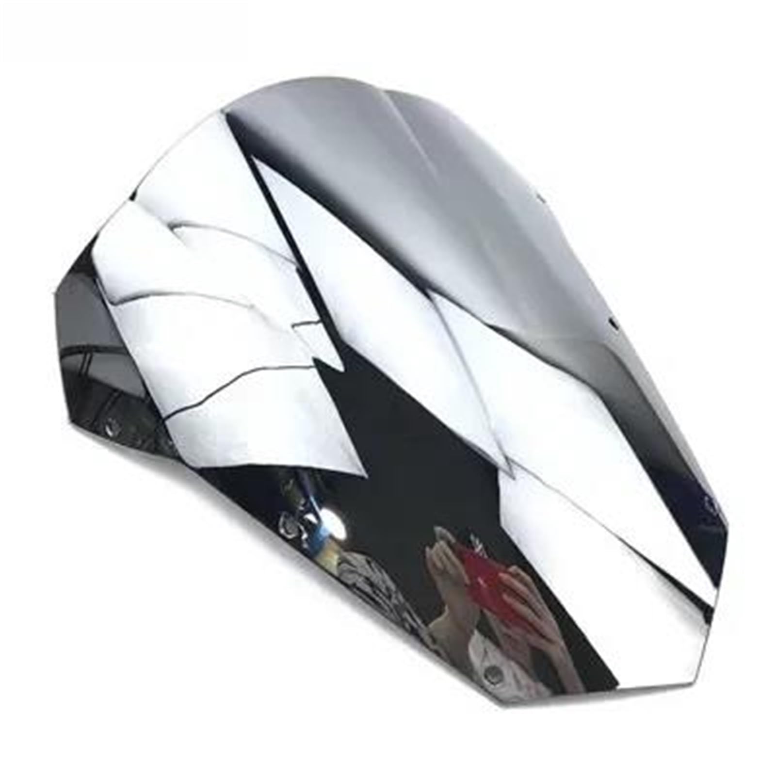 Cupolini E Parabrezza Per Moto Per Yamaha FZ6 / FZ6 S2 (2003-2008) Parabrezza Anteriore, Deflettori Vento E Spoiler Cupolino Paravento(CROMO)