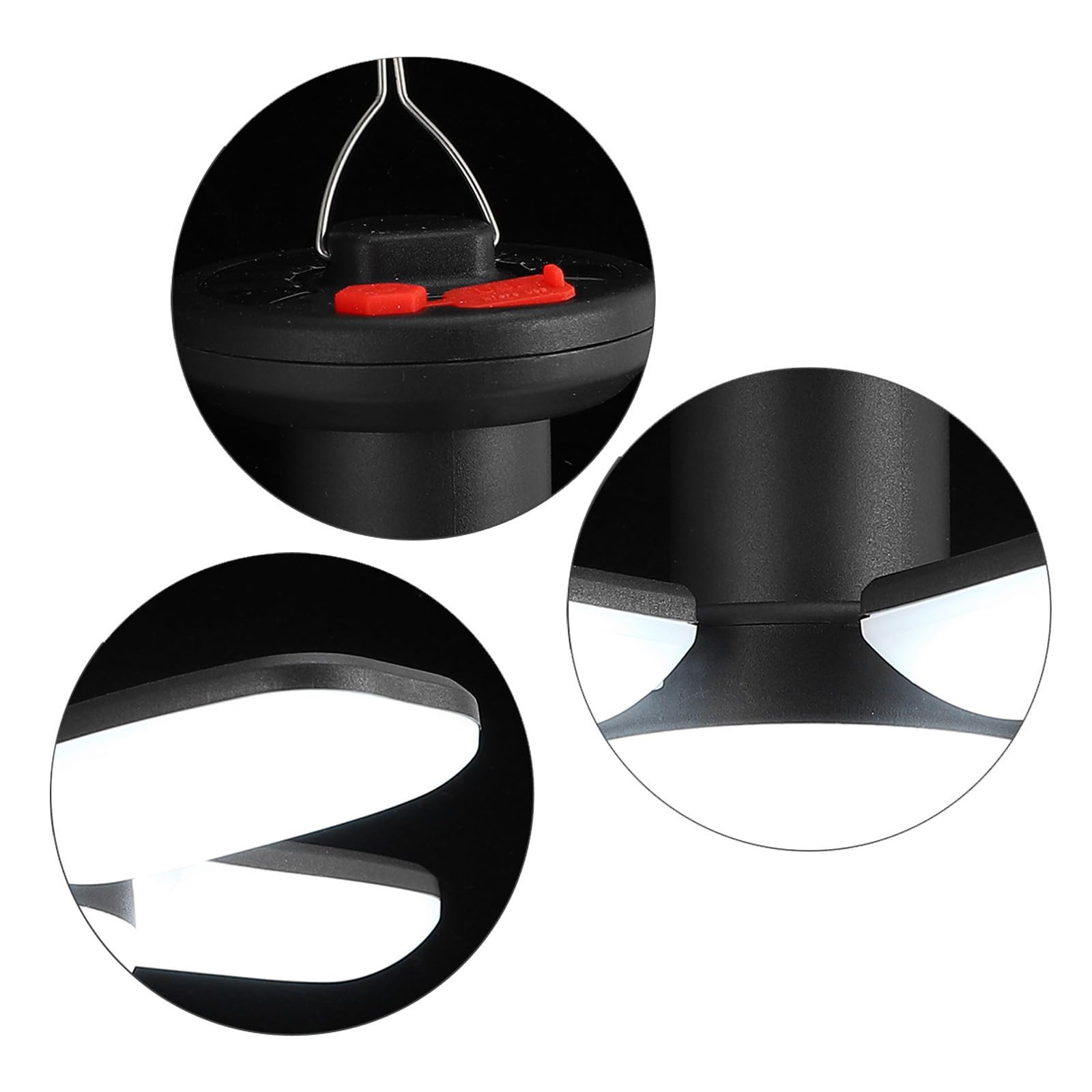 Toddmomy Lámpara Solar de Camping Portátil Luz LED de 30w, Batería de 1200mah, Material Abs y Función de Iluminación de Emergencia para Actividades al Aire Libre