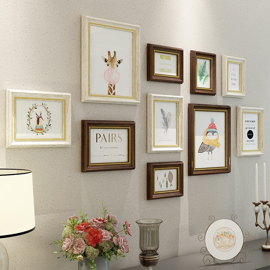 Ramka na zdjęcie Ramka na zdjęcia żywiczne 12 sztuk Rodzina Ramka Rama Ściana Kolaż Zdjęcie Pokaż Salon Room Dining Room Study Dekoracje Najlepsza dekoracja