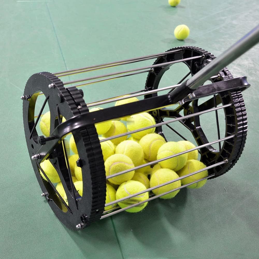 Raccoglitore di palline da tennis portatile, raccoglitore automatico di palline da tennis, adatto per palestre, club