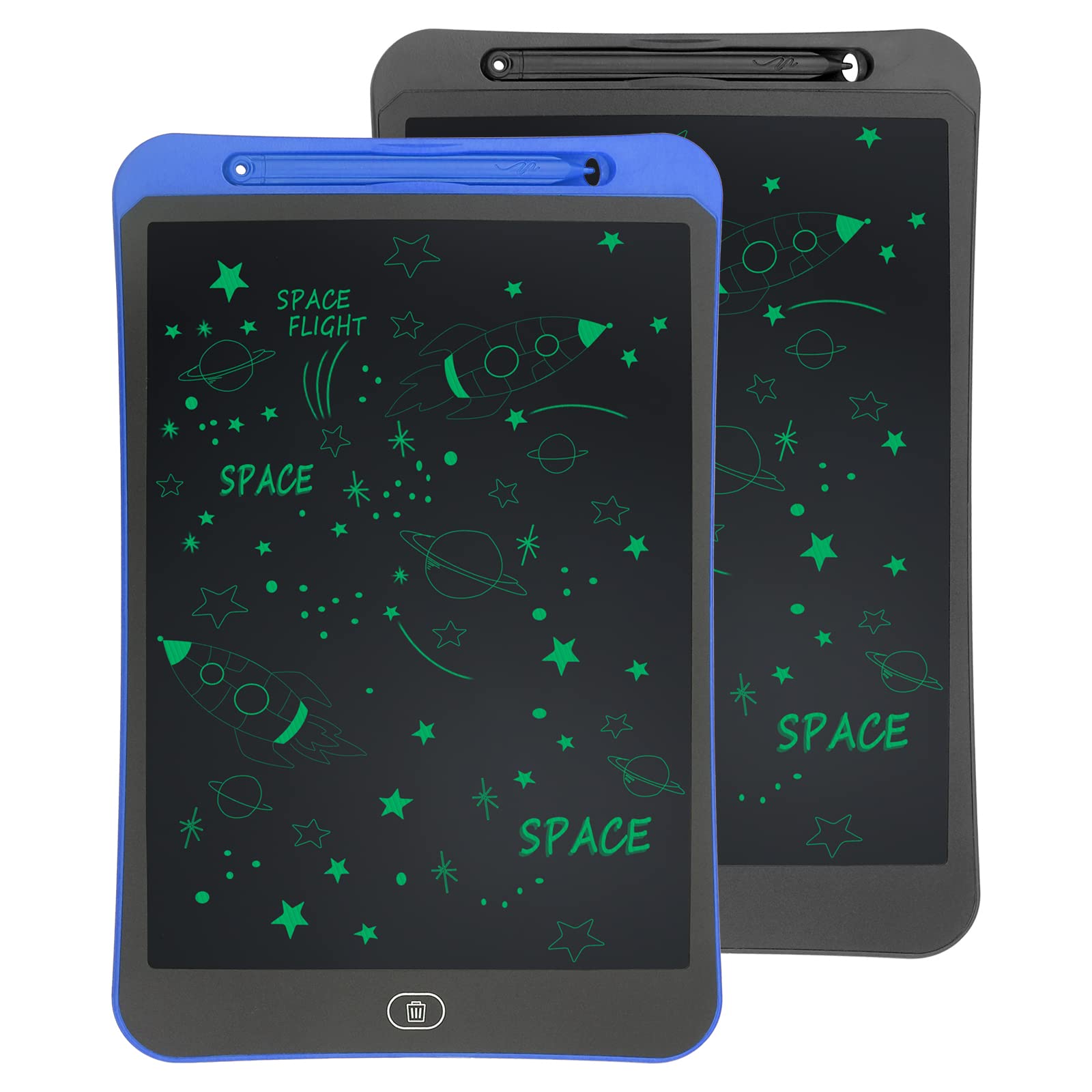 Photo 1 of 2 Pack LCD Writing Table for Kids Doodle Board, Electronic Drawing Tablet Drawing Pads, 12-Inch Drawing Board Learning Educational Toddler Toy Gift for Kids and Adults at Home School and Office.