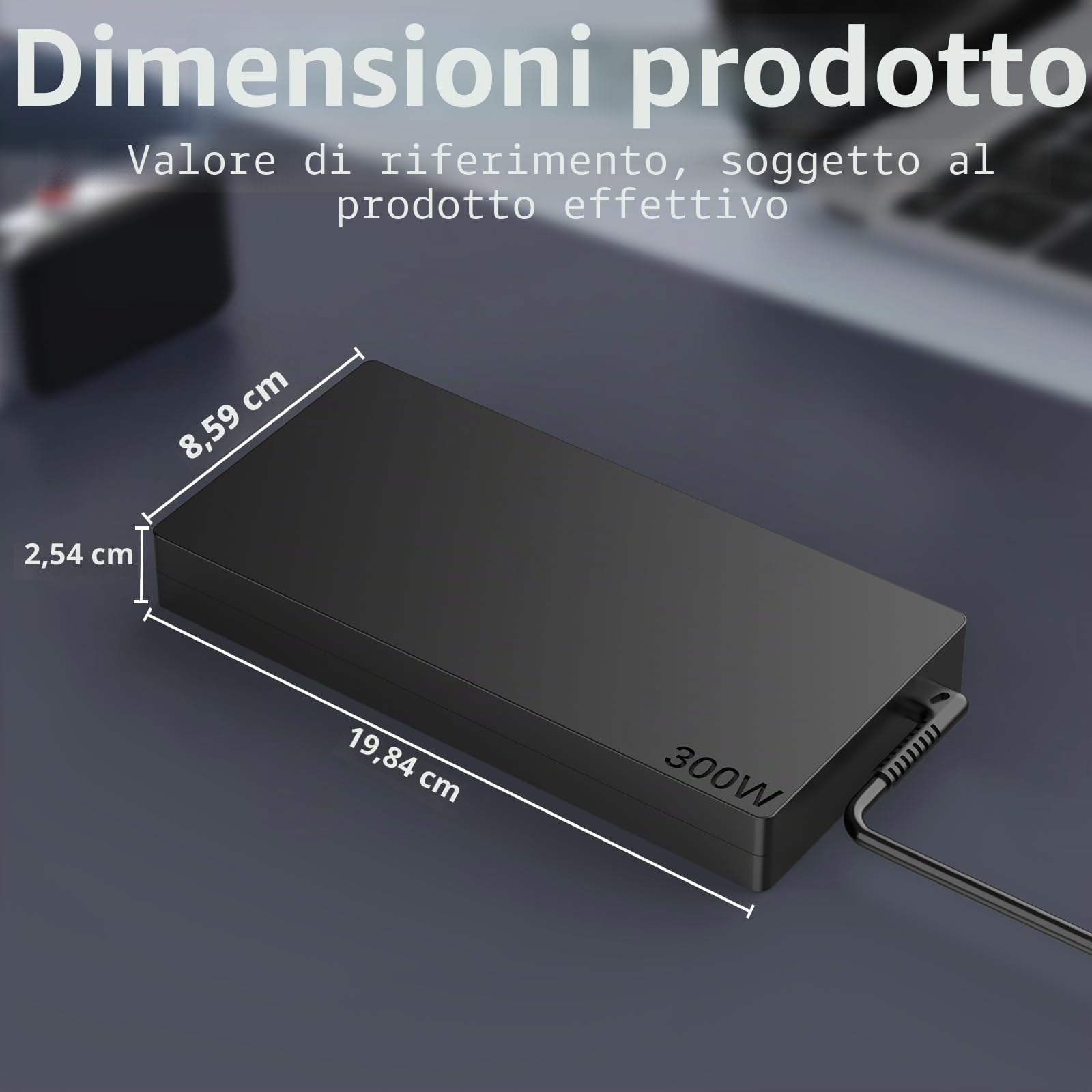 300W Caricatore Alimentatore per Lenovo Legion 5 Pro 5i 7 7i 9 15 16 17 C7 S7 IdeaPad Pro 5/5i Yoga AIO 7 9 7-27ACH6 ThinkCentre M70q Gen 3 GX21F23045 ADL300SDC3A Laptop Adapter