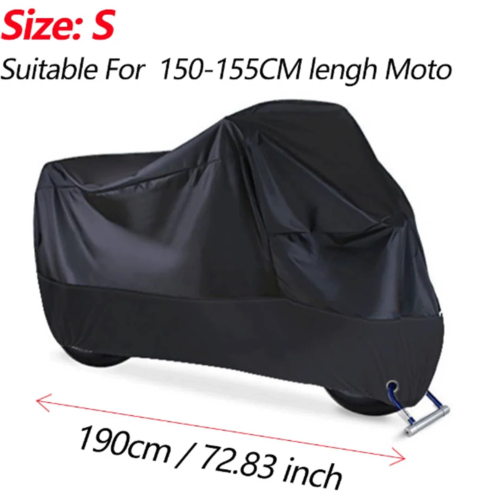 esmen Housse de Protection pour vélo d'extérieur, imperméable, Anti-poussière et Anti-Soleil, pour Moto et Scooter