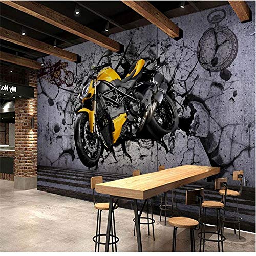 Mural Papel Pintado Tela No Tejidamurales De Pared Para Motos Calle Graffiti...