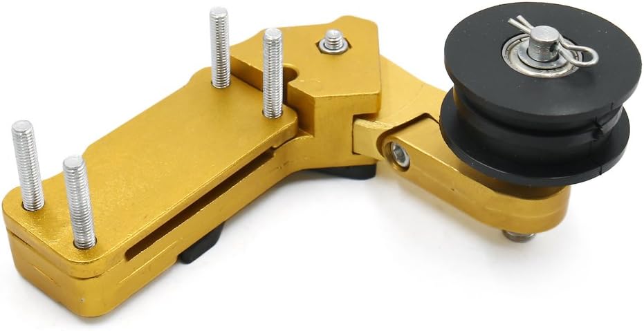 Gold Tone Aluminum Alloy Chain Tensioner Adjuster Tool for Motorcycle (id: 17a c91 fe8 cff df9