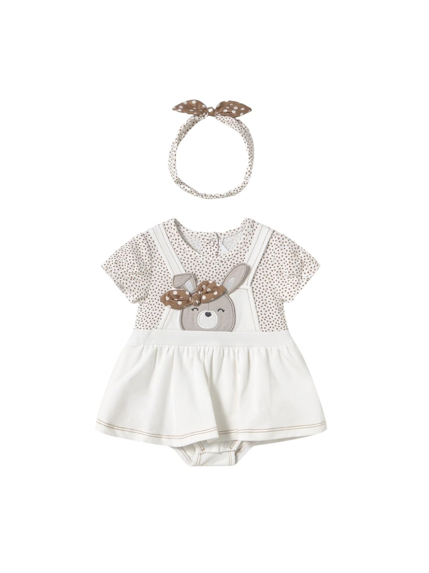 Mayoral Pelele Falda para bebé niña 6-9 Meses (75cm)