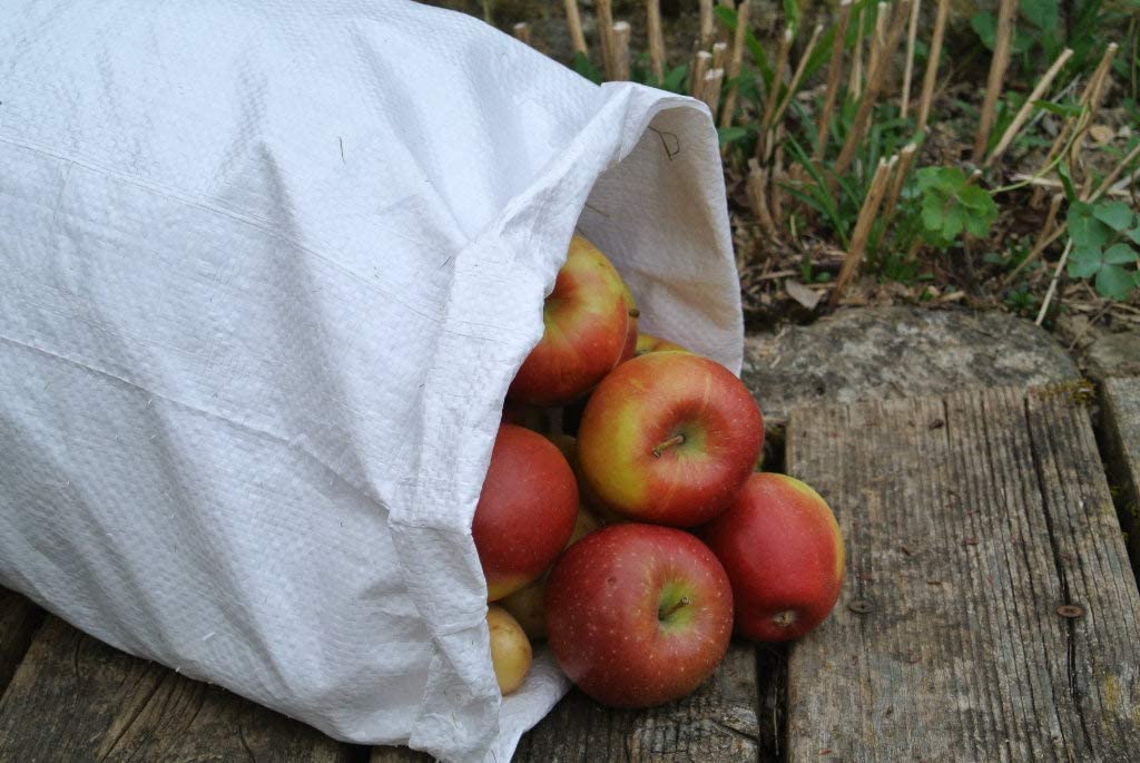 100 sacchetti in tessuto premium, 300 x 600 mm, volume 10 kg, sacchi a nastro, sacchi per cereali, sacchi di sabbia, sacchi da giardino rinforzati, sacchi per legna da ardere, resistenti alla raggi UV