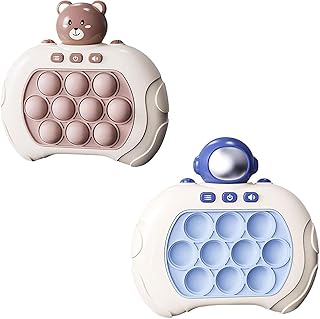 TAUIANE Push Fidget Toy, Breakthrough Puzzle Game Machine, Electronic Whack Mole Game, Children's Educational Game Machine,A+B