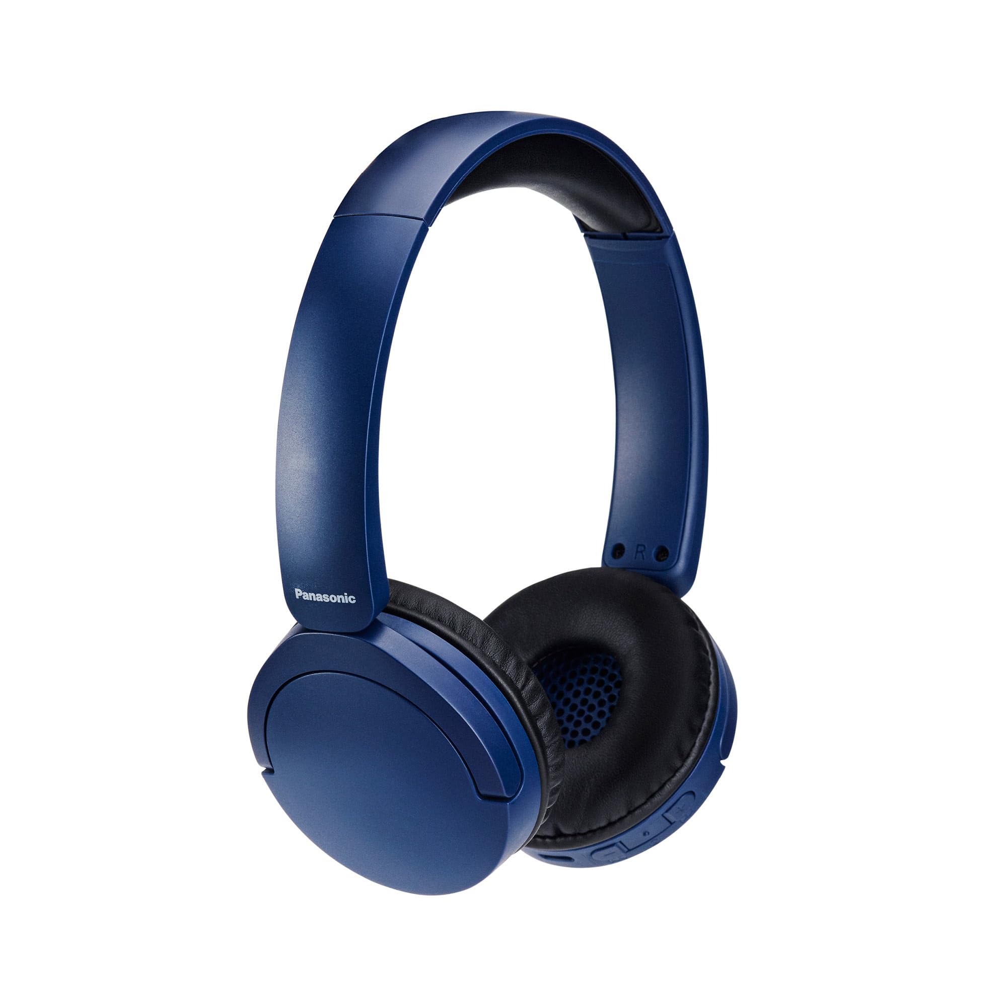 Panasonic HF630B, Kabelloser Street-Kopfhörer, On-Ear, eingebautes Mikrofon, Bluetooth 5.3, Multipoint, schwenkbares Design, bis zu 72 Stunden Wiedergabe, USB-C,Blau