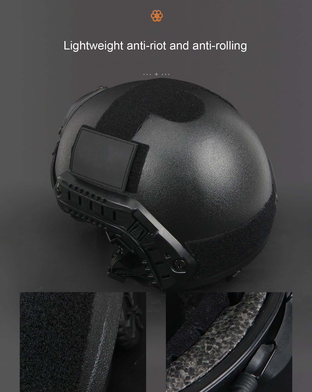 FAST Tactische Helm, Met Ruisonderdrukking Headset & NVG & Helm Cover FAST Tactische Helm, Met Ruisonderdrukking Headset & NVG & Helm Cover