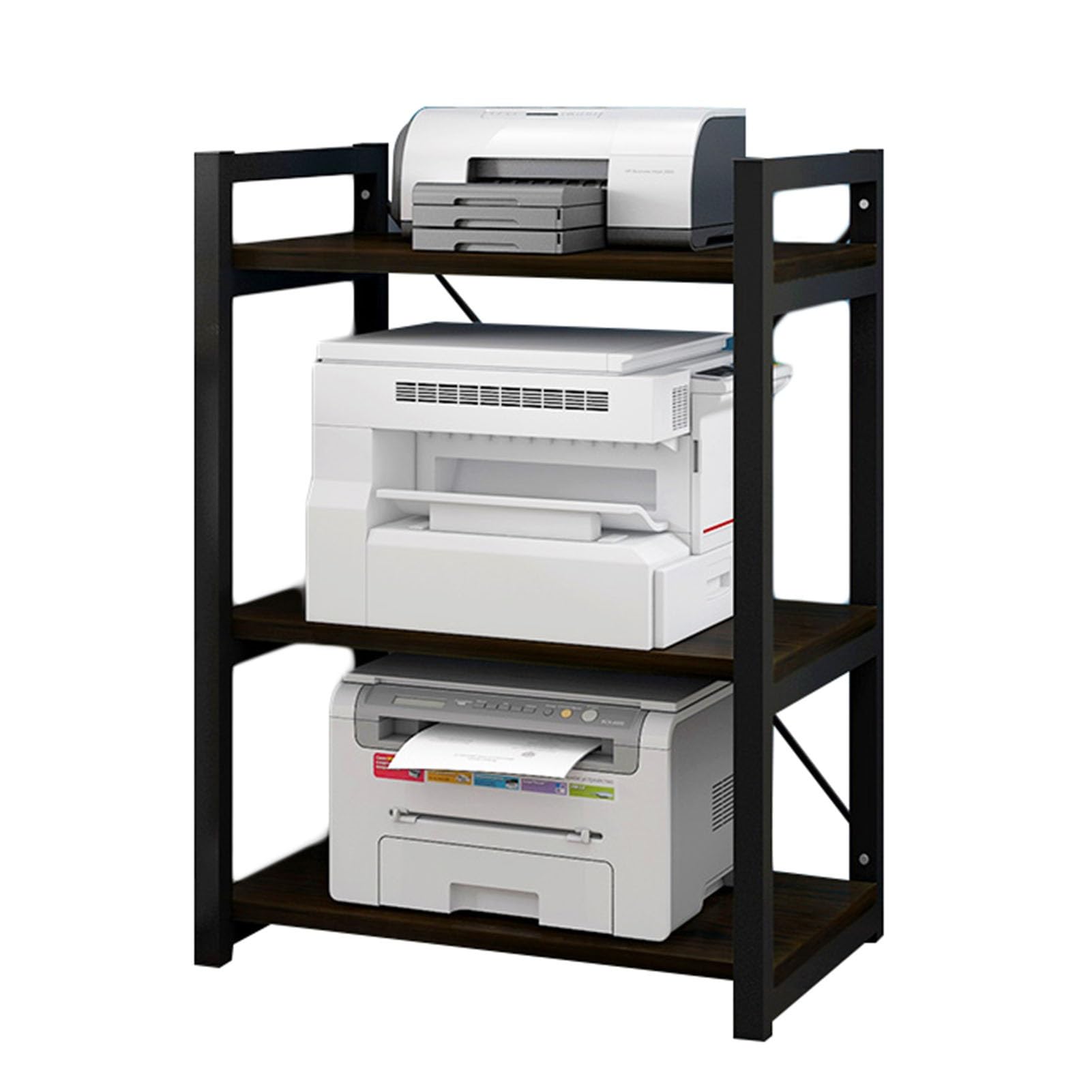 Druckerständer, 3-stufiger Medienschrank, AV-Medienschrankständer, Mehrzweck-Lagerregal, Geeignet For Wohnzimmer, Studios Und Mehr (Color : Style 2)