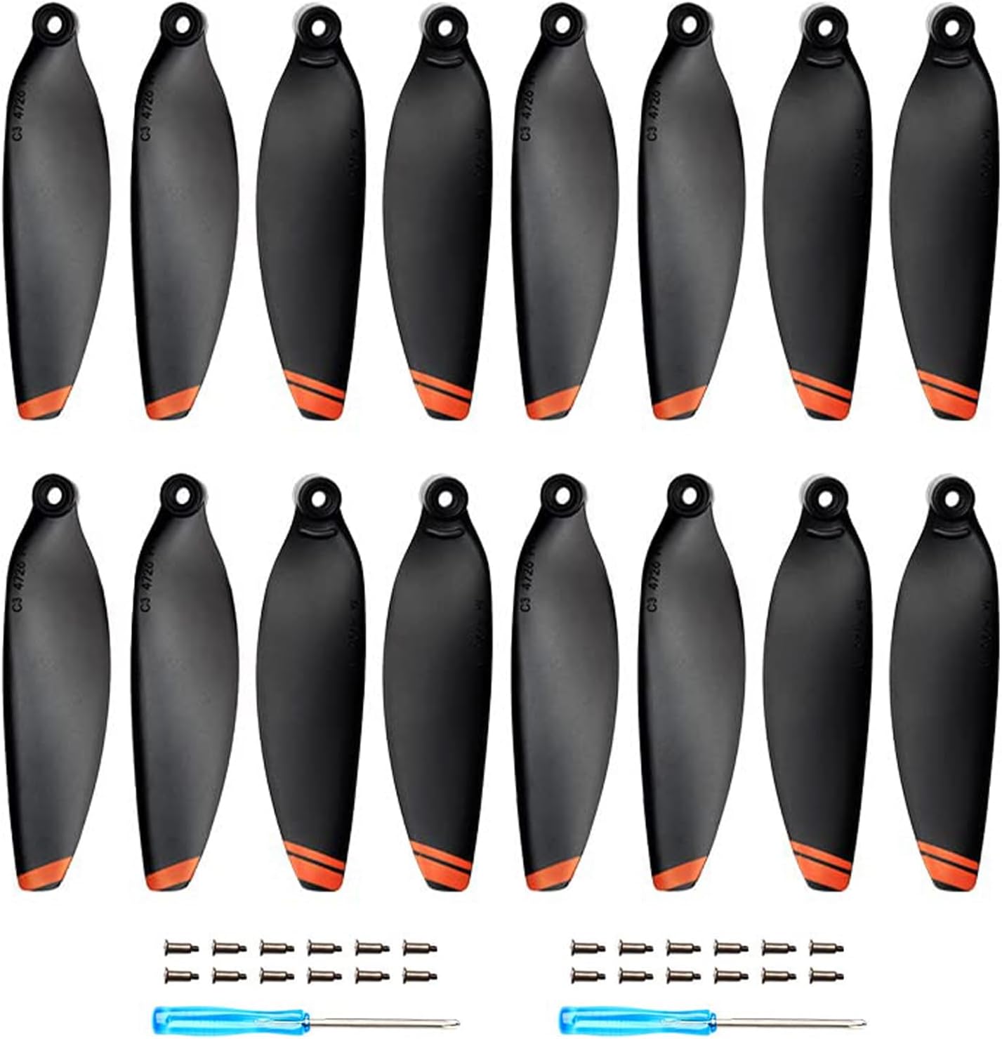 16 Pcs Mini 4K Propellers Low-Noise Replacement Propellers for DJI Mavic Mini 2/Mini 2 SE/Mini SE/Mini 4K Drone Quick-Release Blades Props Accessories