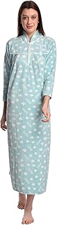 cierge Women's fleece woollen Abstract Print Maxi Nighty-picture-17