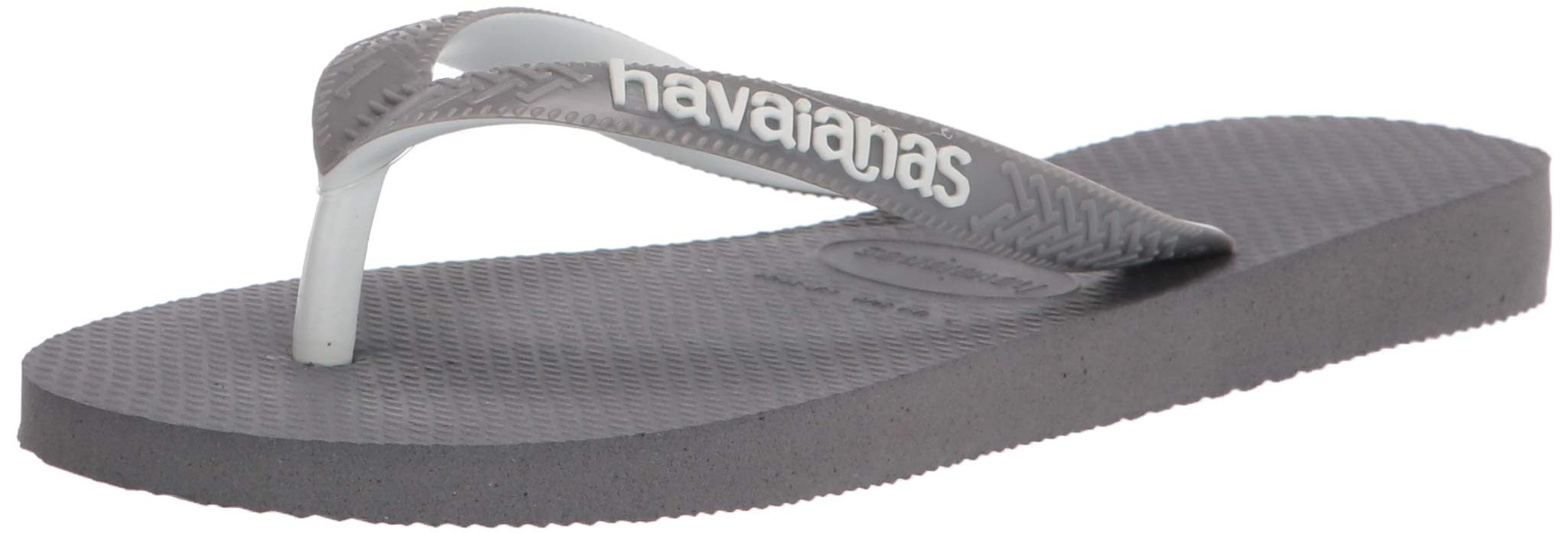 Havaianas Kid's Top Mix Flip Flop Sandal, Grey/Steel Grey, 10 M US Toddler