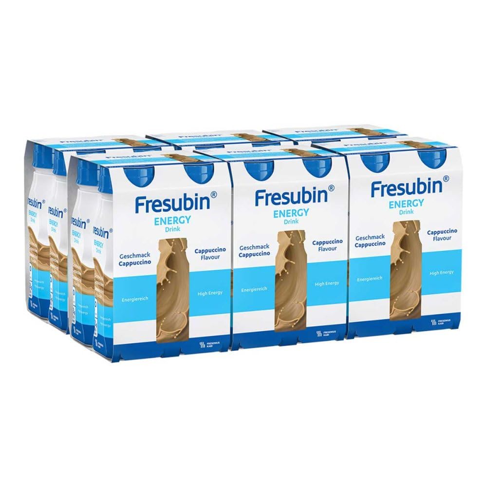 Fresenius Kabi Fresubin Energy Drink Cappuccino Trinkflasche, 6 x 4 x 200 ml, 1er Pack (1 x 5,5 kg)