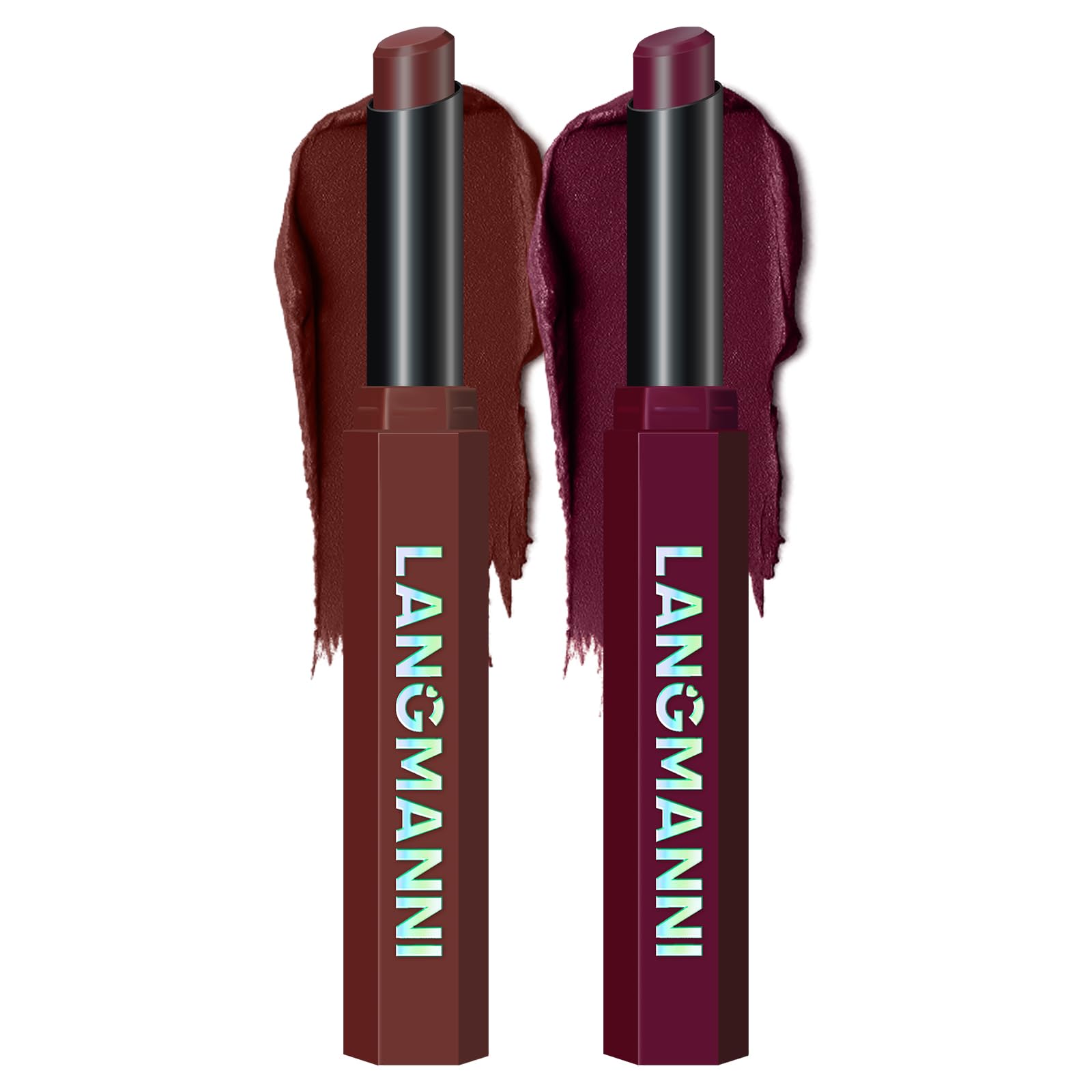 12-Color Velvet Matte Lipstick Set - Long-Lasting Shades -9