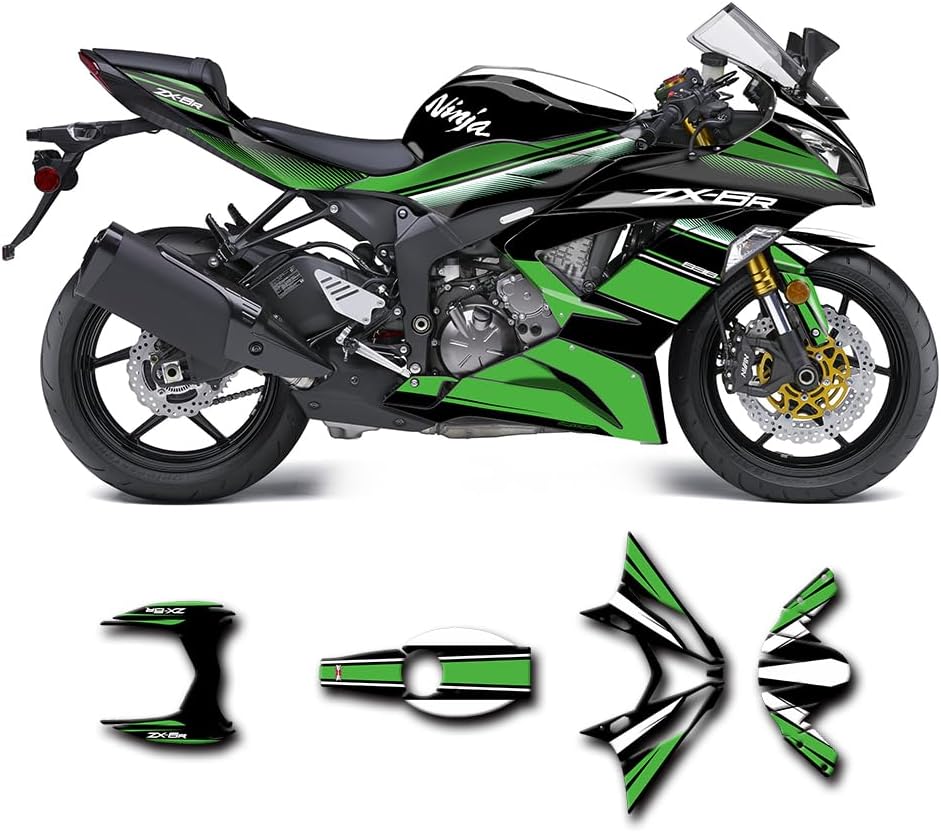 HUMAARTカスタムデカール フルキット ビニールステッカー 適合ニンジャ