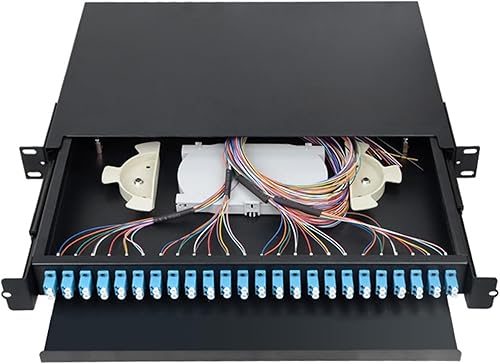 NHBQPOG 24 Port Optical Fiber Terminal Box Fiber Patch Panel SC FC LC Pigtail OD