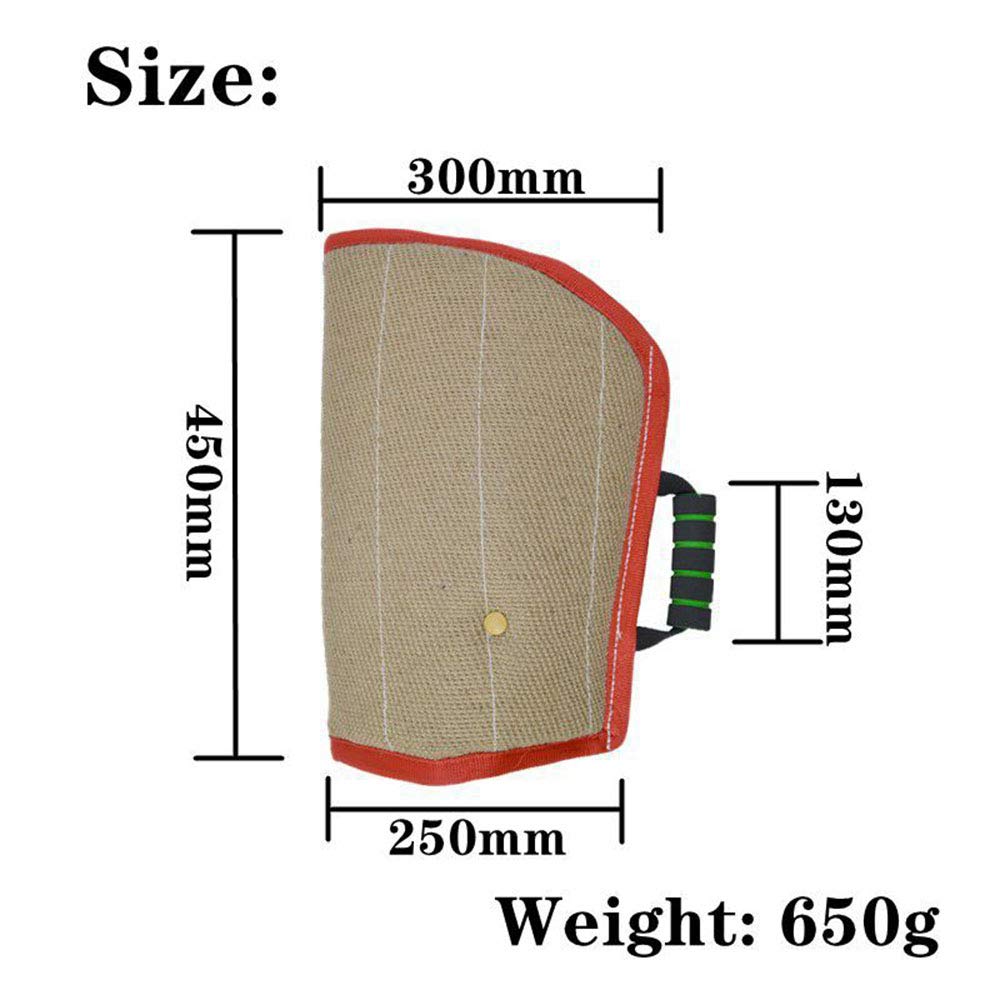 Manga de Brazo de Mordedura de 45 cm, para Entrenamiento de Seguridad de Protección para Masticar, Equipamiento de Entrenamiento para Perros, Protección para Brazos y Externa(1pc)