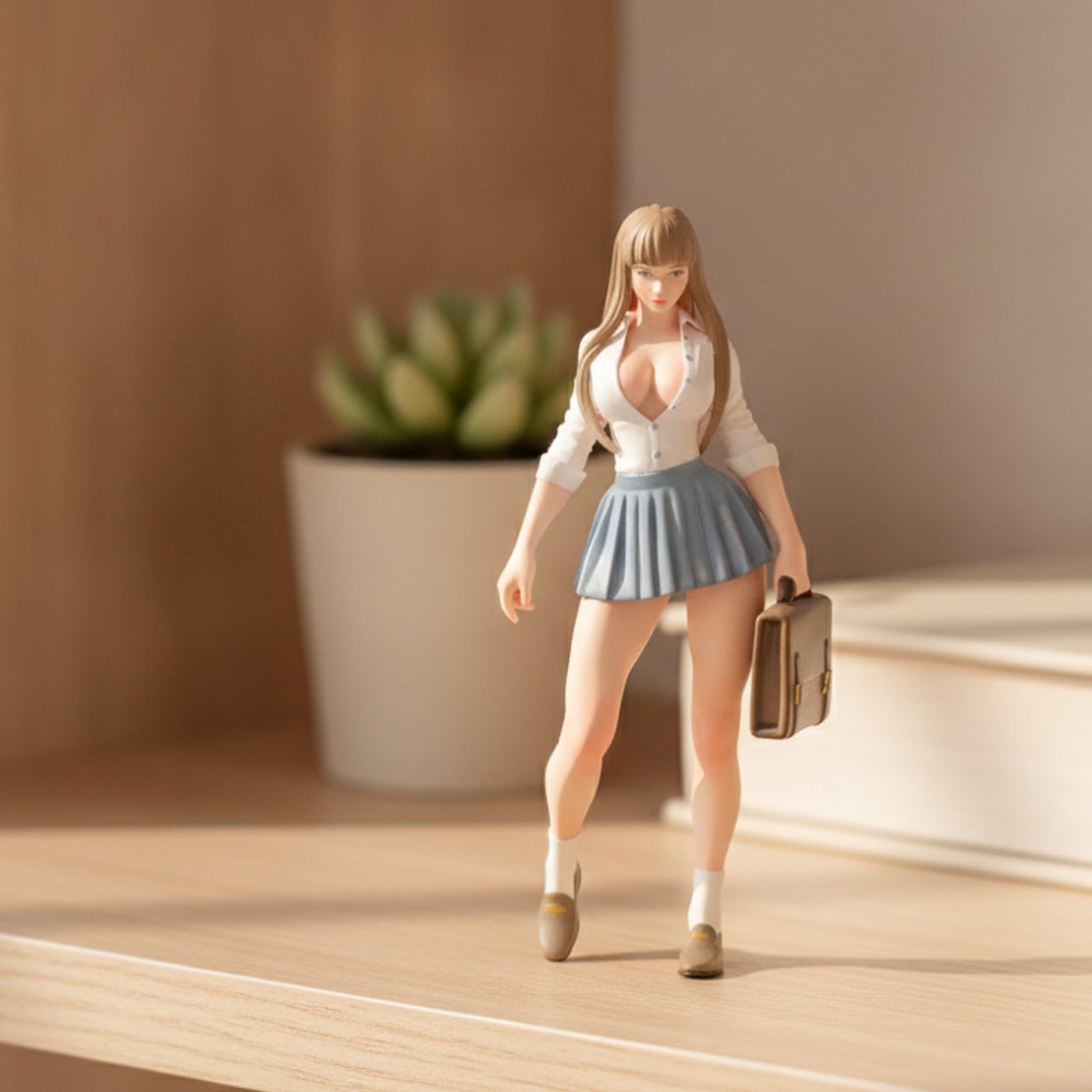 Qianly Figura Resina Pintada Precisa
