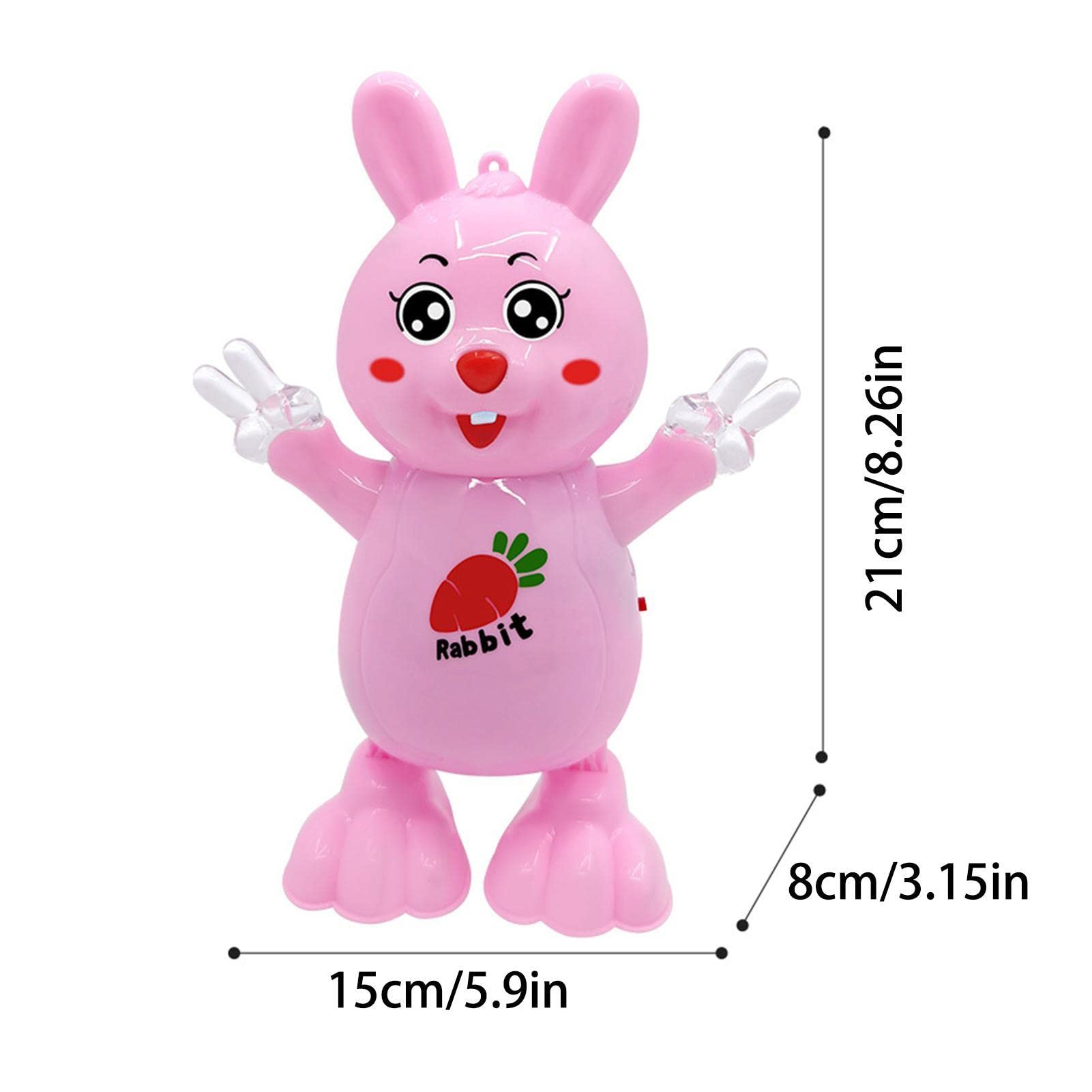 Amazon.co.jp: 子供の電気のうさぎのおもちゃ,カラフルなライト