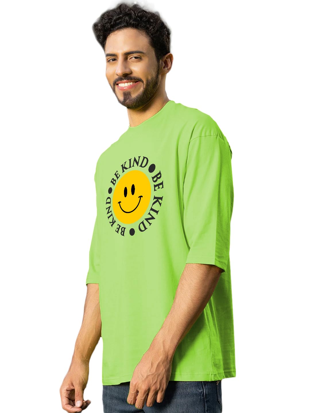 LEOTUDE Camisetas de manga media con estampado dragón mezcla algodón para hombre ajuste regular