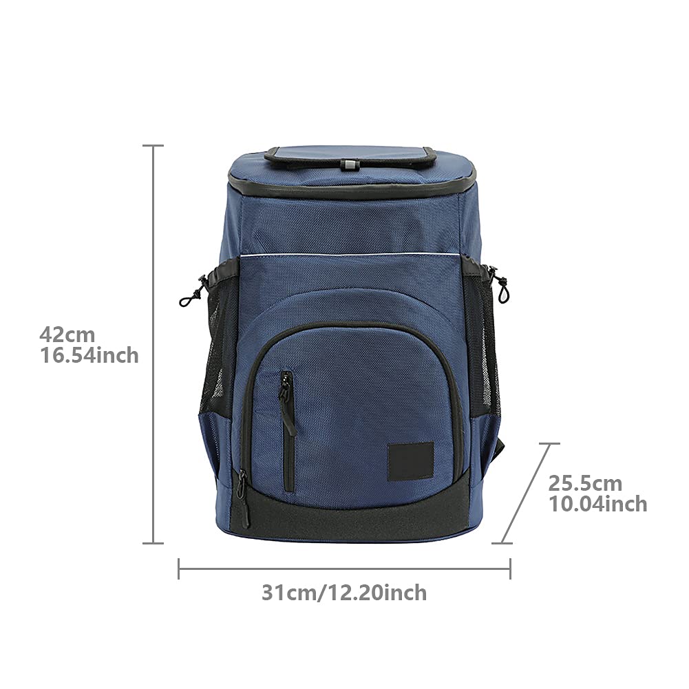 Sac à Dos Isotherme 30L Imperméable - Garde Le Chaud Et Le Froid - Idéal Pique-nique, Randonnée, Voyage