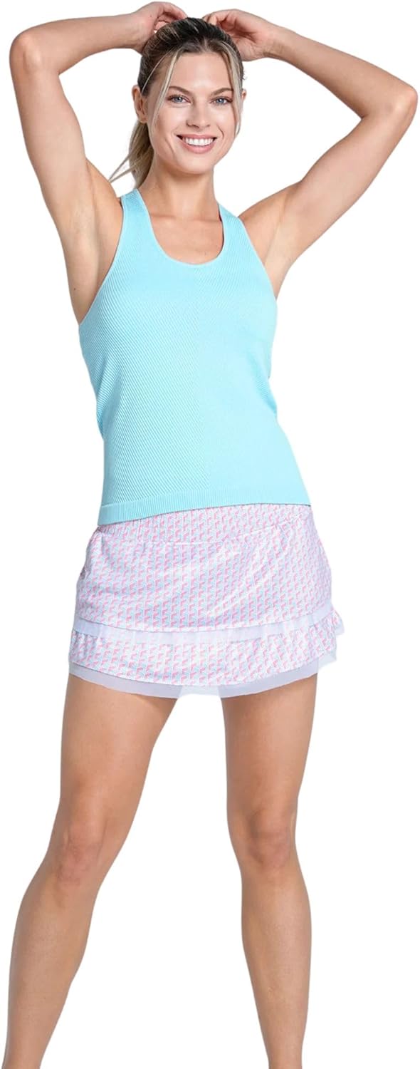 Lucky In Love Seamless Scoop Neck Tank with Built in Bra