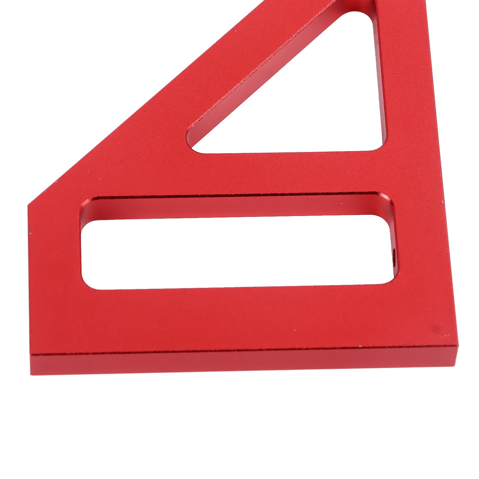 Équerre de Mesure Multi-Angles 3D 45°/90° en Alliage d'aluminium pour Le Travail du Bois, rapporteur, Triangle à onglets