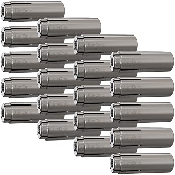 Lumonic 20 x Impact Anchors M8 x 30 Galvanised I For Use as Wedge Anchor Metal Dowels Bolt Anchor Flash Dowel I For Various Types Through Mounting