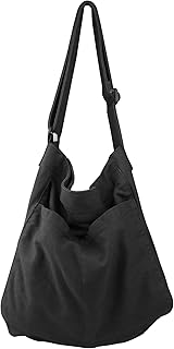 Canvas Hobo Crossbody Shoulder Tote Bag for Women and Men...