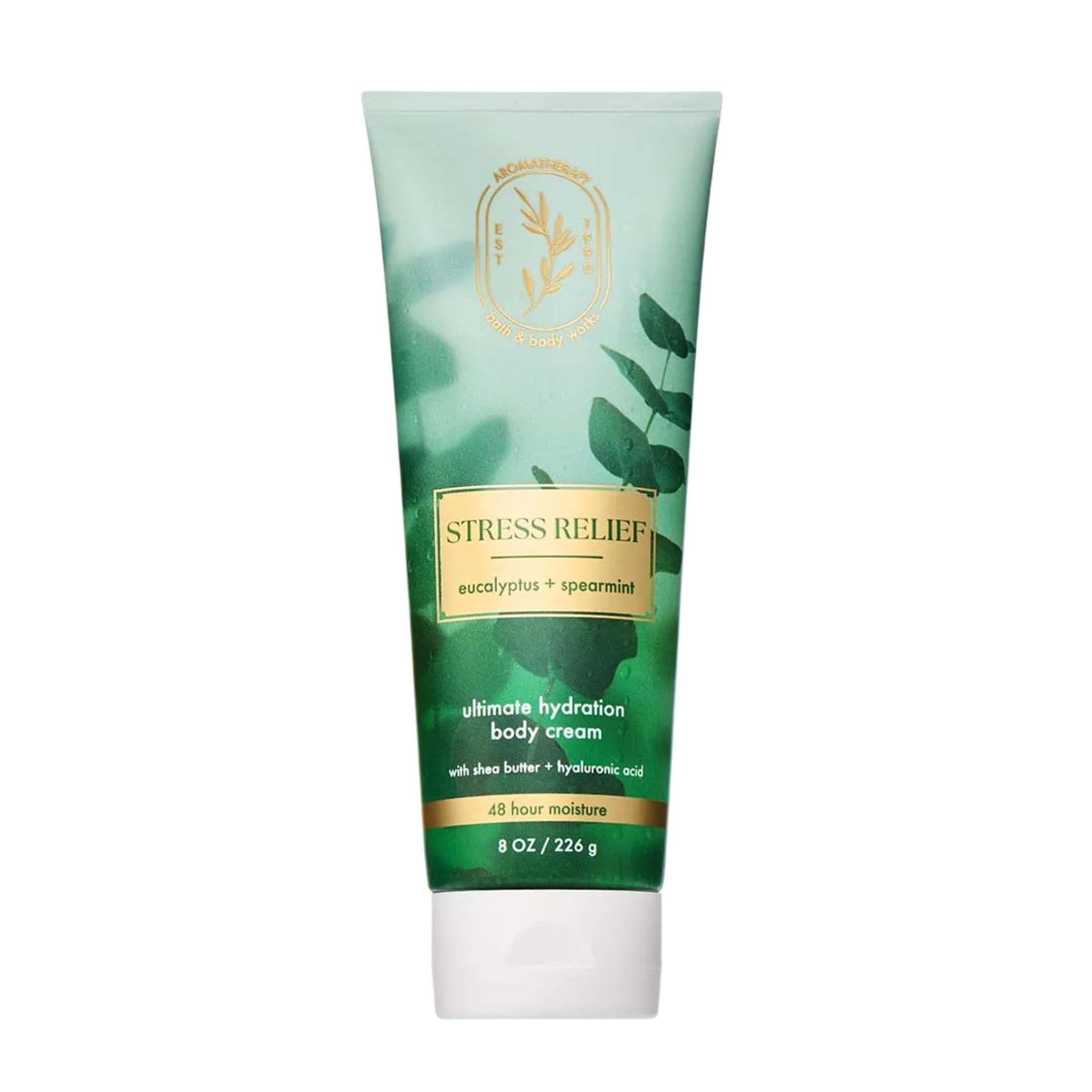 Aromatherapy Stress Relief Eucalyptus Spearmint Body Cream 8 oz / 226 g