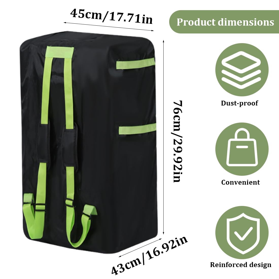 Borsa da Viaggio per Passeggino, Borsa da Trasporto per Carrozzine con Tracolla Borse da Viaggio, Borsa per Seggiolino Auto Pieghevole, Copertura impermeabile, Borsa per passeggino per viaggi in aereo