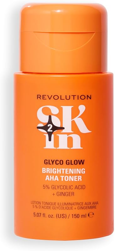Tônico facial Revolution Skin Glyco Glow com ácido glicólico 5% e AHA