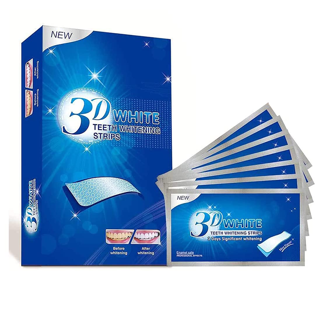 Buy Peroxide Free Whitening Strips l 3D Whitening Strips with Instant