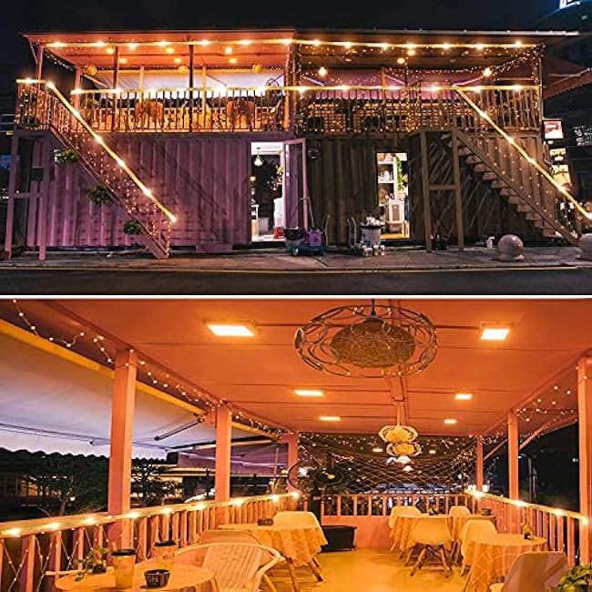 Solar Lights Rope Lights Solar Powered String Lights 40FT 120 LEDs 8 Modes Fairy Lights Outdoor Decoration Lighting for Garden Patio Party,Weddings,Christmas D¨¦cor White Warm