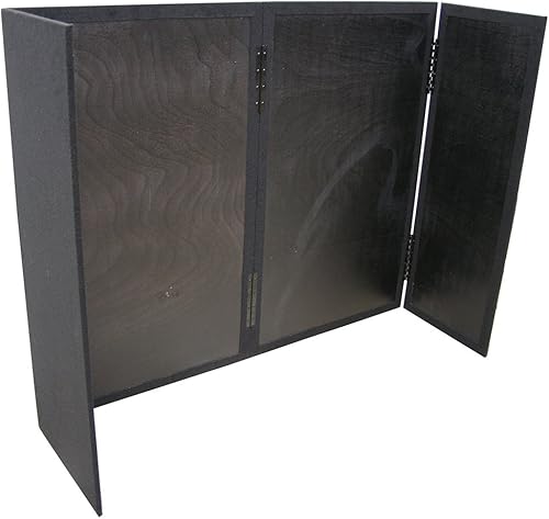 American Sound Connection Equipo de fachada de DJ resistente 5/8" alfombra plegable portátil de madera de la cabina