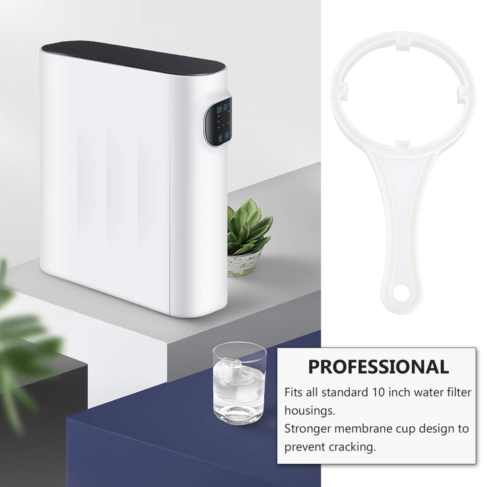 DOITOOL Chiave per scatola filtro in plastica chiave per alloggiamento filtro 10pcs per depuratore di acqua a casa