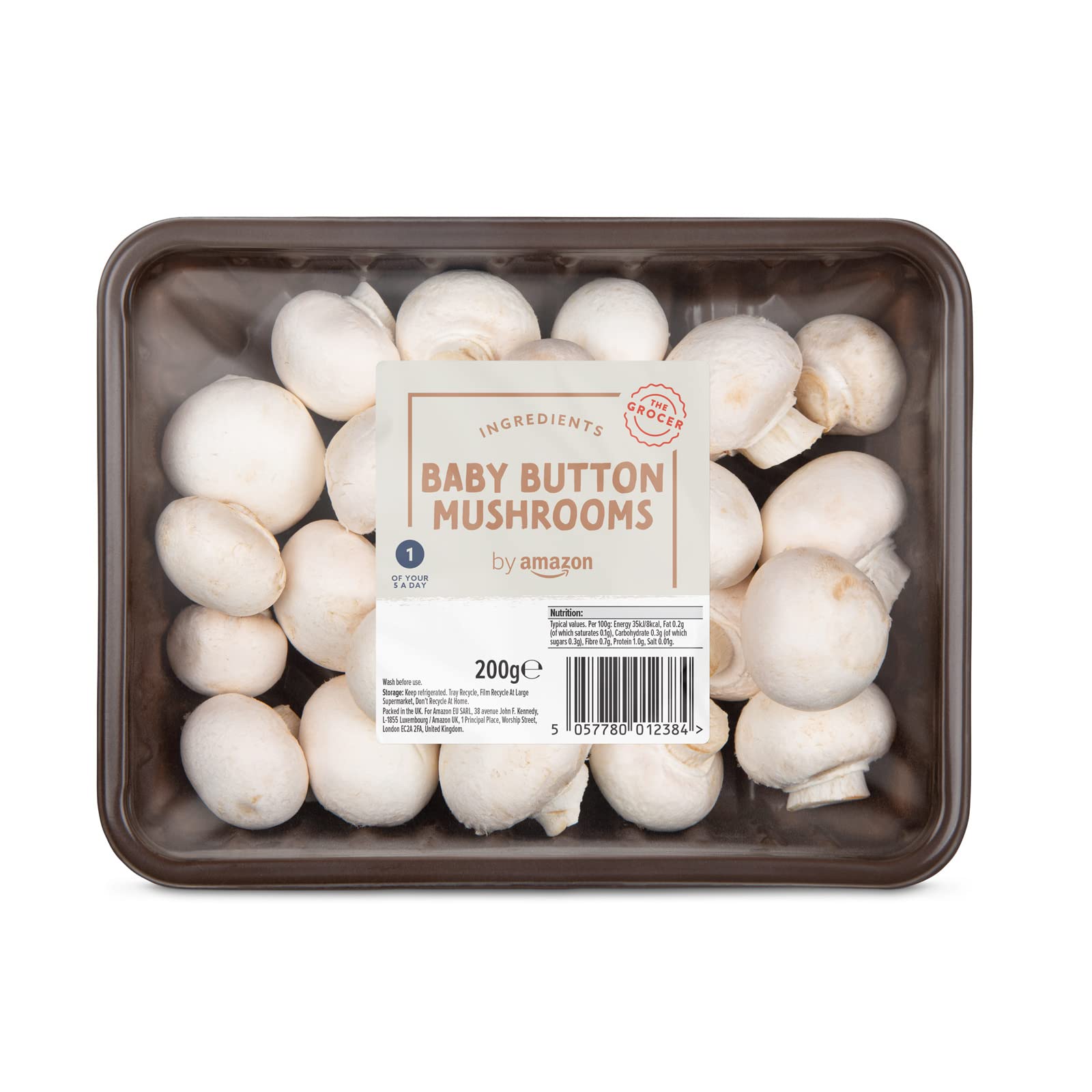 Baby Button Mushrooms, 200g