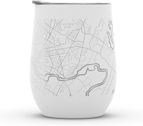 Vista 661 de Well Told Lexington Kentucky Map - Vaso de vino aislado con grabado de mapa de Kentucky, taza de acero inoxidable grabada (12 onzas, verde domingo)