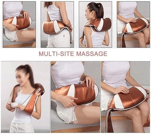 Miniatura 3 de TOEWOE Masajeador de cuello, masajeador de espalda con calor, masajeador eléctrico de hombro, masajeador Shiatsu, masajeador de espalda y cuello,