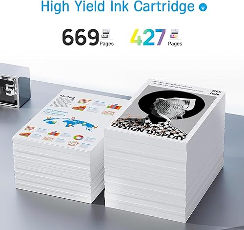 Miniatura 3 de 65XL 65 cartuchos de tinta negrocolor negro para HP Ink 65 65 XL High Yield Works para HP Deskjet 3755 3752 3772 3700 2622 2625, Envy 5055 5058 5052