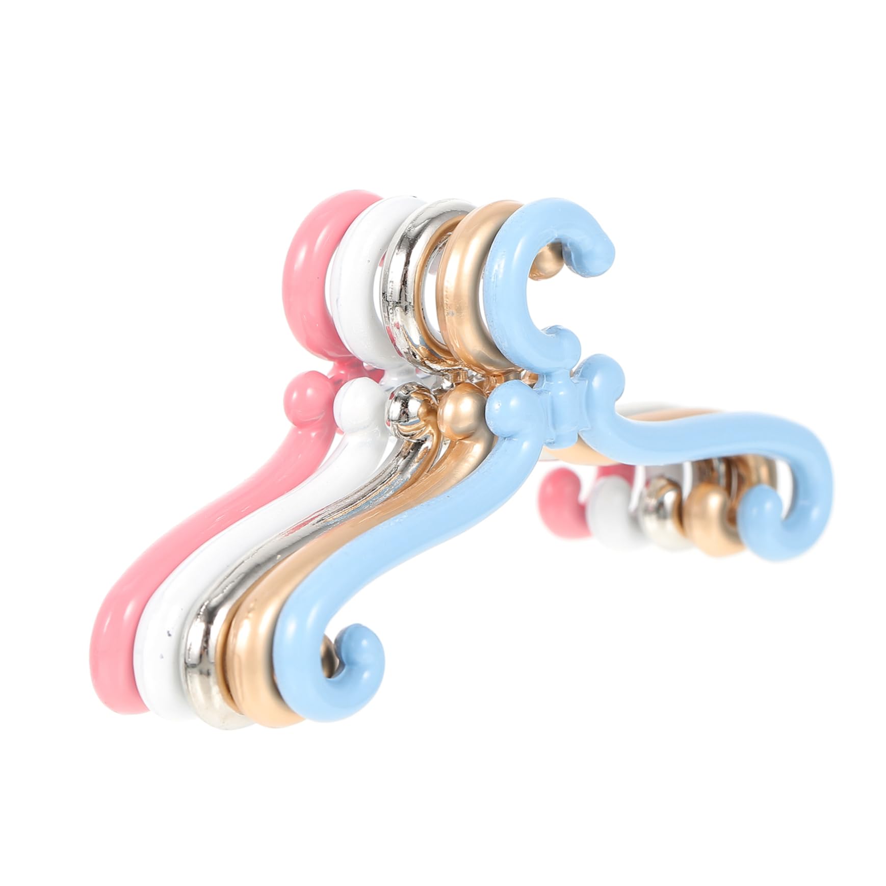 GALPADA 3sets Mini Doll Clothes Hangers Chic Hanging Racks for Skirts Coats More Essential Doll Accessories for Rooms and Mini Houses 25pcs*3