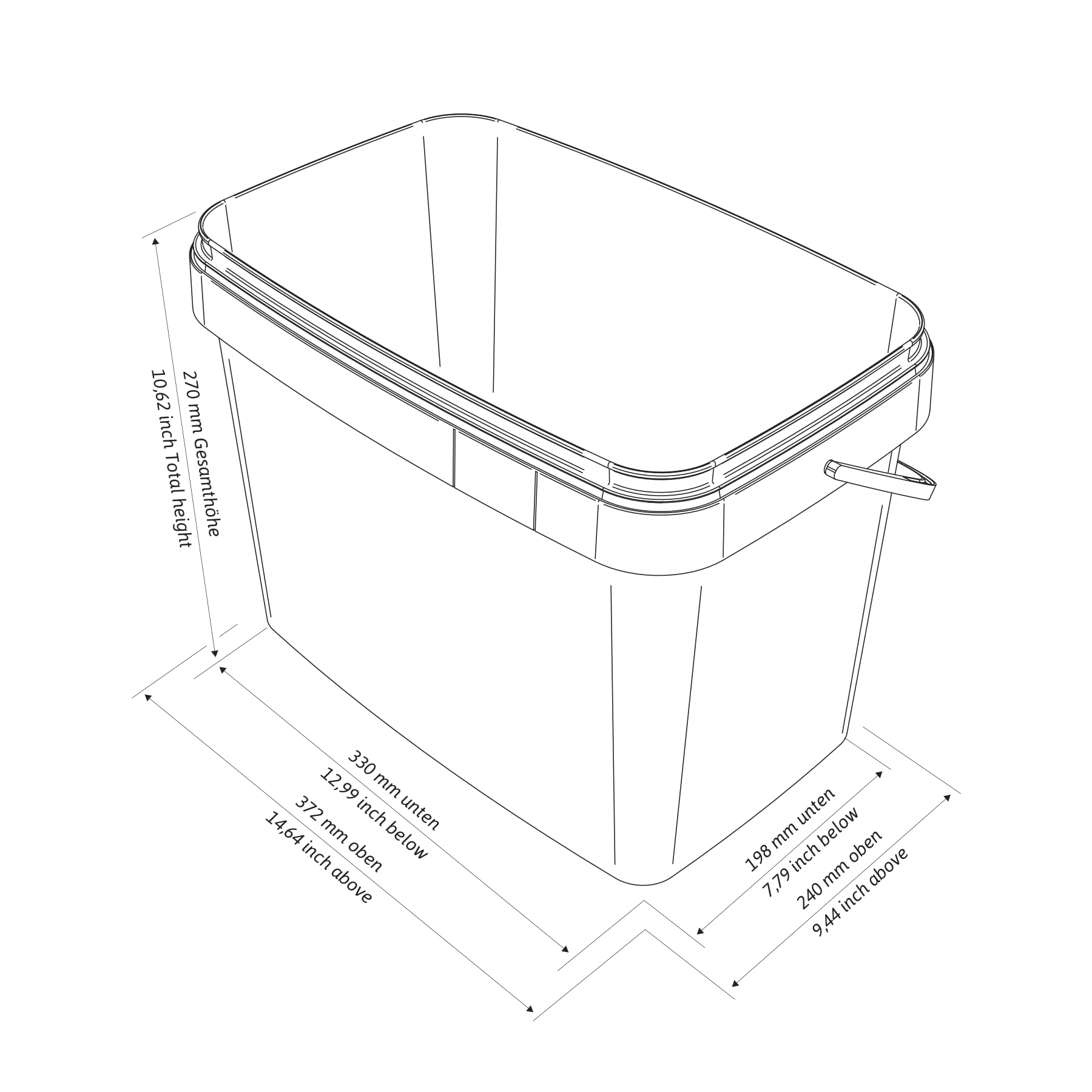 Kildwick Kit de montage pour toilettes de compost sans boîtier