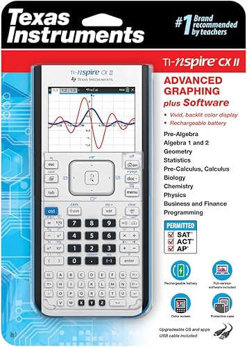 Miniatura 5 de Calculadora gráfica TI-Nspire CX II a color con software para estudiantes